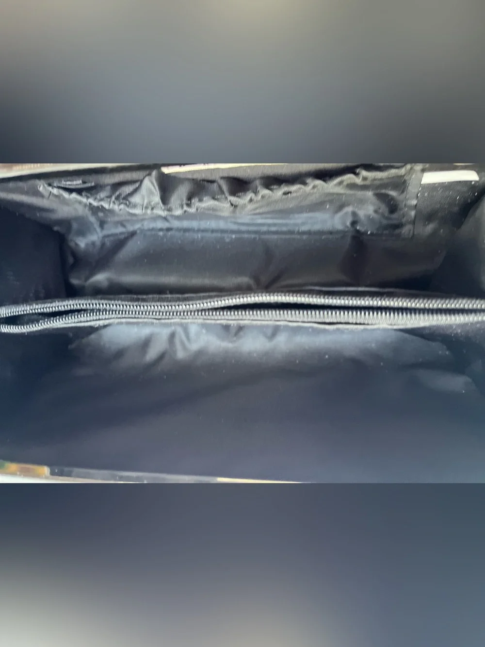 Selini Silver Textured Top-Handle Evening Clutch